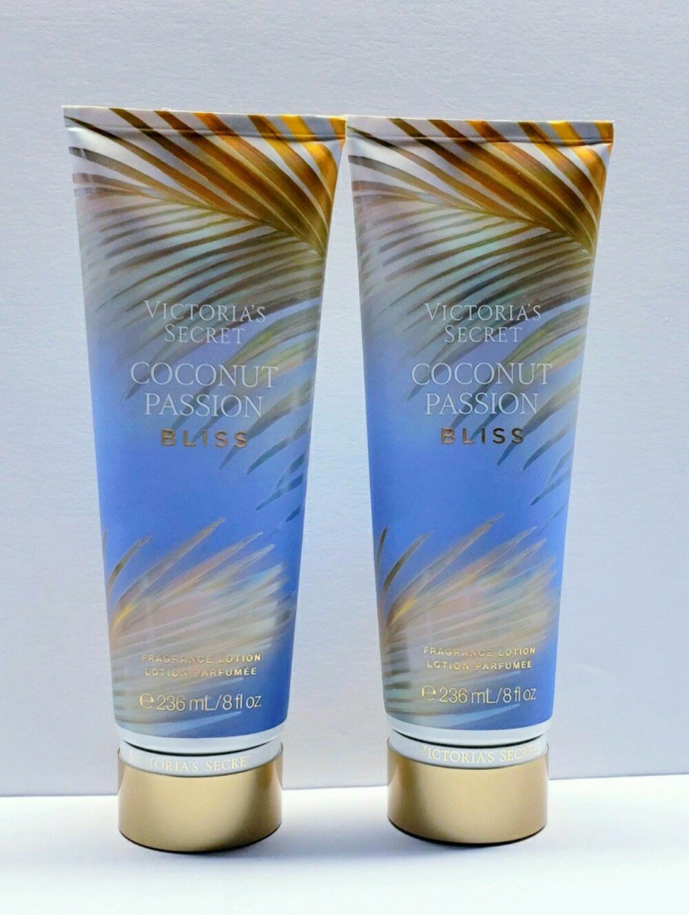 Victoria's Secret COCONUT PASSION BLISS Fragrance Lotion, 8 fl oz (2 pcs)